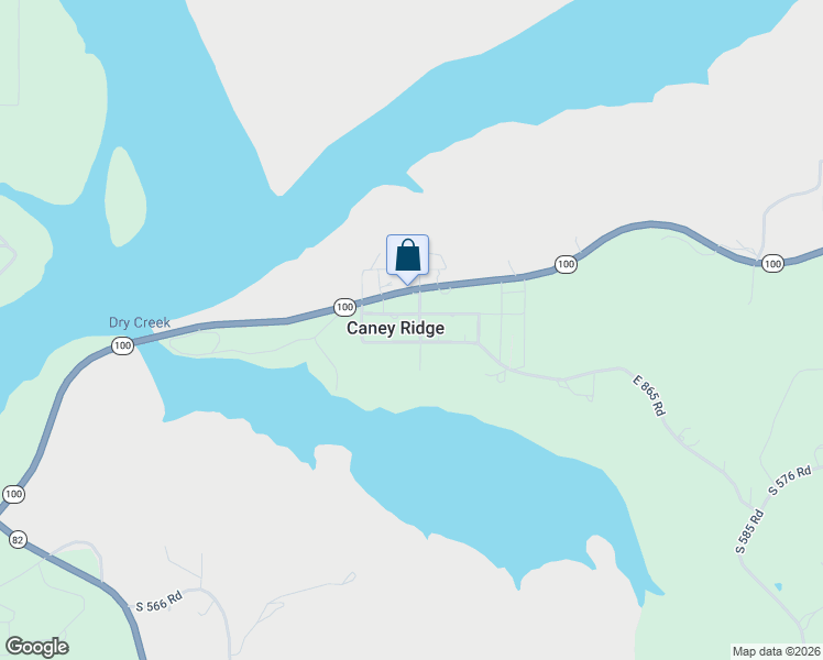 map of restaurants, bars, coffee shops, grocery stores, and more near 28383 South 568 Road in Welling