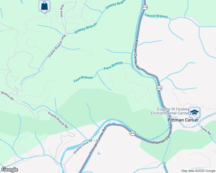 map of restaurants, bars, coffee shops, grocery stores, and more near 4705 Riversong Way in Sevierville