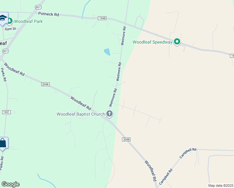 map of restaurants, bars, coffee shops, grocery stores, and more near 265 Wetmore Road in Woodleaf