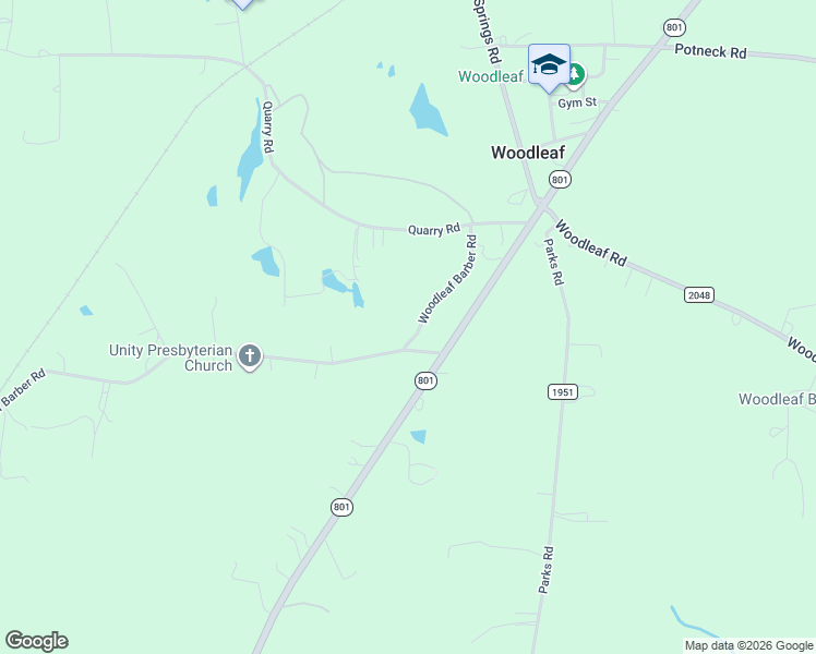 map of restaurants, bars, coffee shops, grocery stores, and more near 550 Woodleaf Barber Road in Cleveland