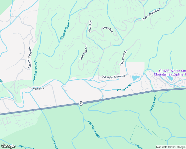 map of restaurants, bars, coffee shops, grocery stores, and more near 3944 Castle Road in Gatlinburg