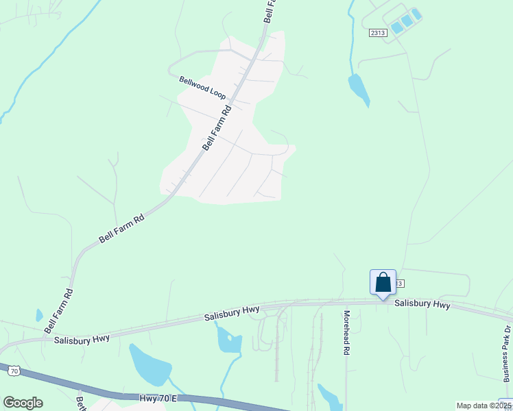 map of restaurants, bars, coffee shops, grocery stores, and more near 147 Kodak Drive in Statesville