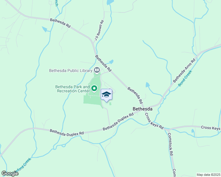 map of restaurants, bars, coffee shops, grocery stores, and more near 4907 Bethesda Rd in Thompson's Station
