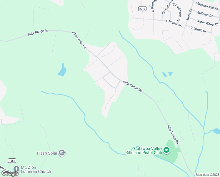 map of restaurants, bars, coffee shops, grocery stores, and more near 4686 Bonji Drive in Conover