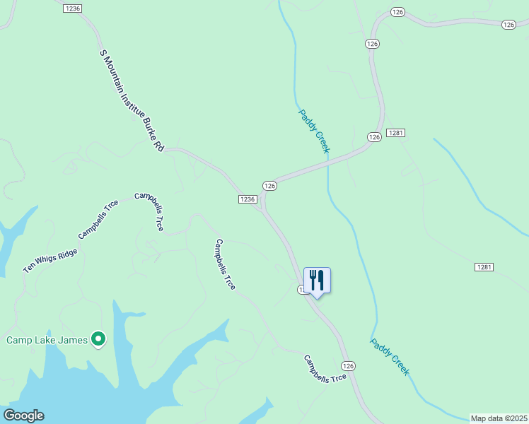 map of restaurants, bars, coffee shops, grocery stores, and more near 6700 North Carolina 126 in Nebo