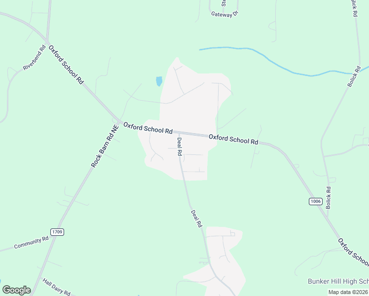 map of restaurants, bars, coffee shops, grocery stores, and more near 5347 Oxford School Road in Claremont