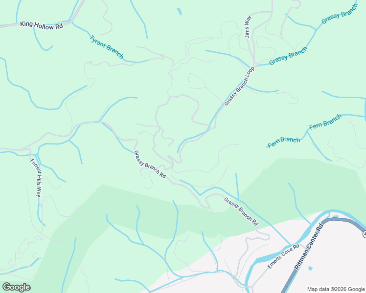 map of restaurants, bars, coffee shops, grocery stores, and more near 2551 Grassy Branch Loop in Sevierville