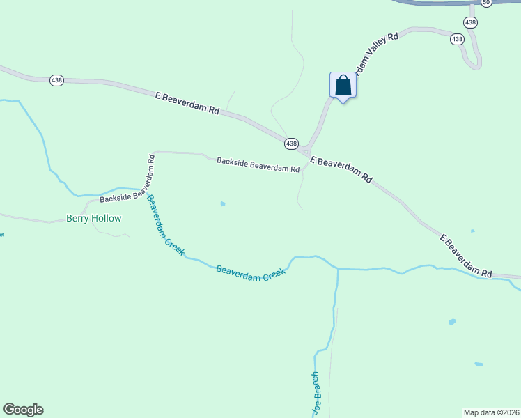 map of restaurants, bars, coffee shops, grocery stores, and more near 165 Backside Beaverdam Road in Centerville