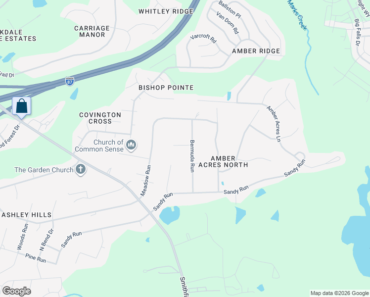 map of restaurants, bars, coffee shops, grocery stores, and more near 5713 Rockport Place in Knightdale