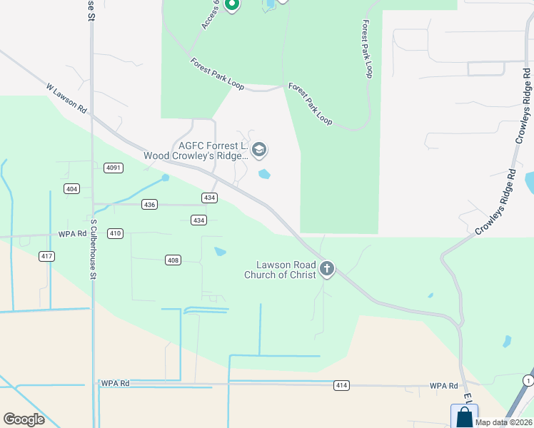 map of restaurants, bars, coffee shops, grocery stores, and more near 107-591 East Lawson Road in Jonesboro