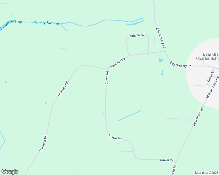 map of restaurants, bars, coffee shops, grocery stores, and more near 1163 Cowin Road in Williamston