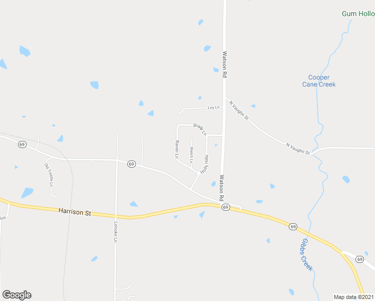 map of restaurants, bars, coffee shops, grocery stores, and more near 45 Welch Lane in Batesville