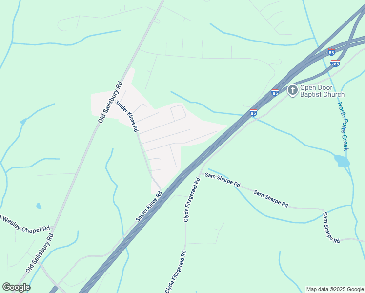 map of restaurants, bars, coffee shops, grocery stores, and more near 399 Snider Kines Road in Linwood