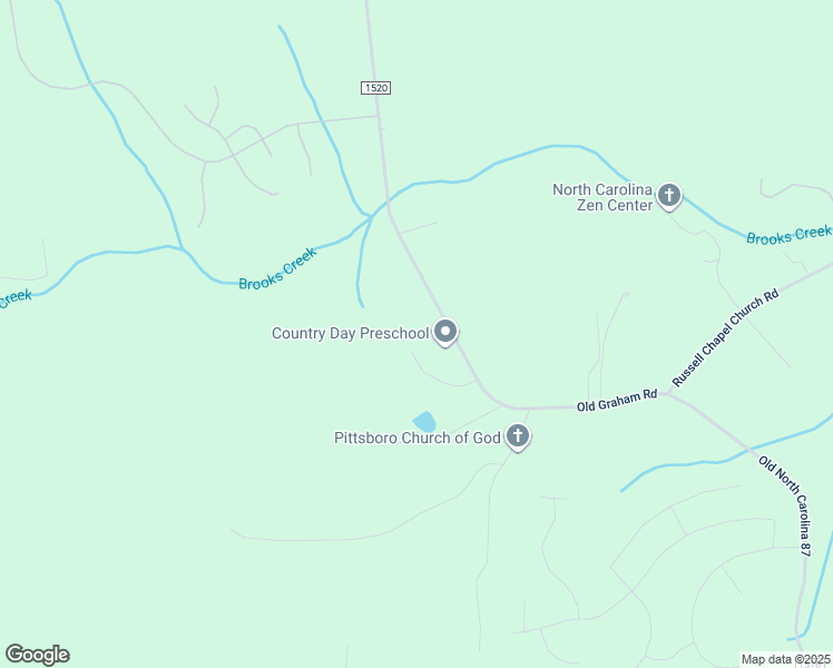 map of restaurants, bars, coffee shops, grocery stores, and more near 184 Olde Farm Road in Pittsboro