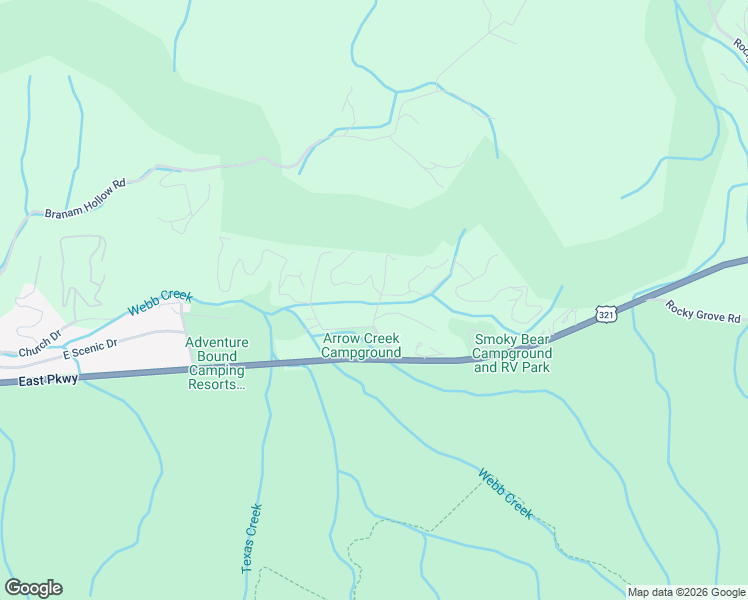 map of restaurants, bars, coffee shops, grocery stores, and more near 133 Noel Drive in Gatlinburg