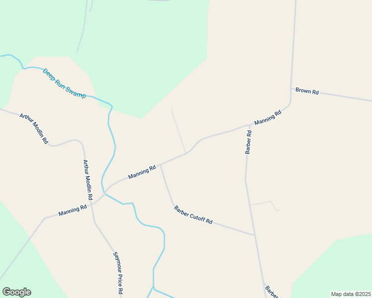 map of restaurants, bars, coffee shops, grocery stores, and more near 2600 Manning Road in Jamesville