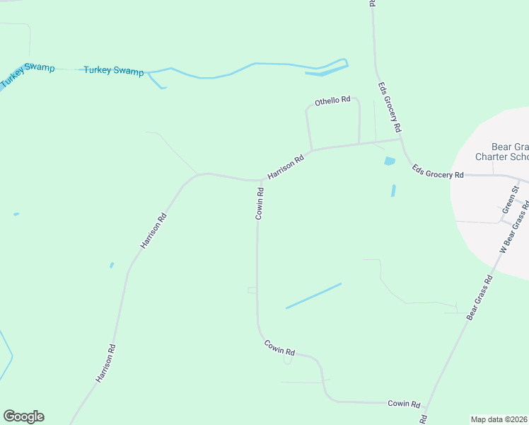 map of restaurants, bars, coffee shops, grocery stores, and more near 1163 Cowin Road in Williamston
