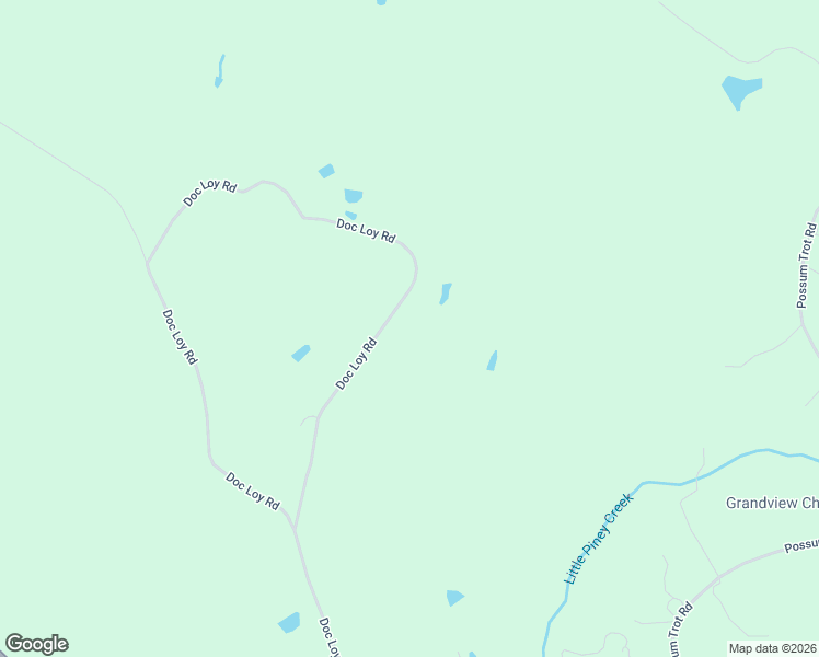 map of restaurants, bars, coffee shops, grocery stores, and more near 1680 Doc Loy Road in Grandview