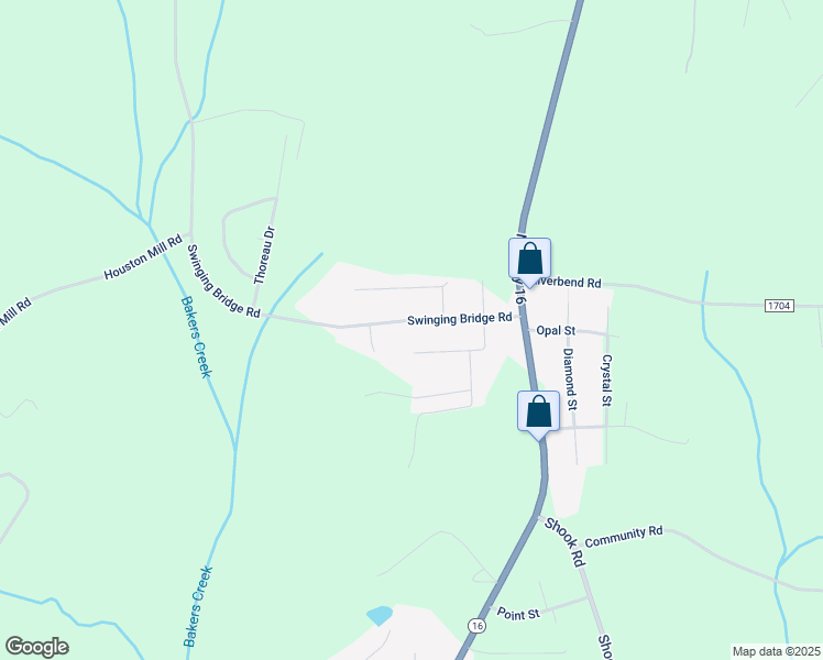 map of restaurants, bars, coffee shops, grocery stores, and more near 2385 Tarlton Drive in Conover
