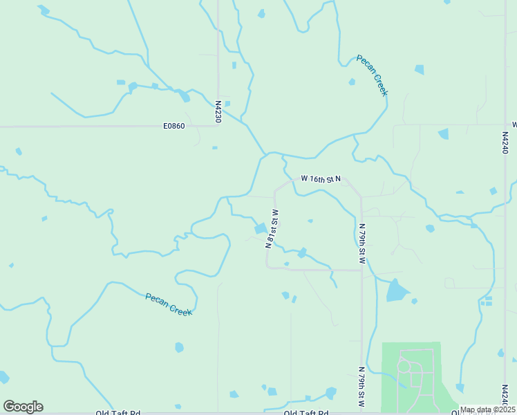 map of restaurants, bars, coffee shops, grocery stores, and more near 1191 North 81st Street West in Muskogee
