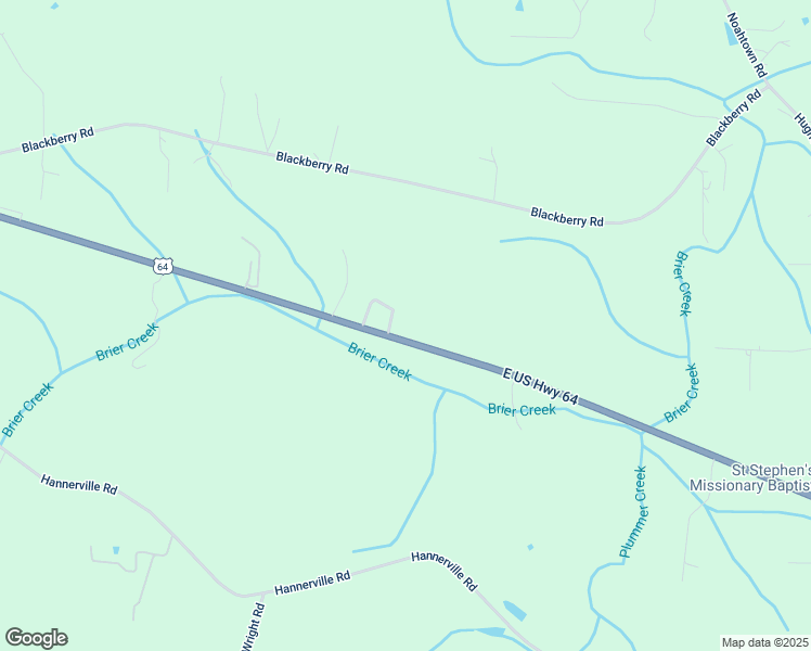 map of restaurants, bars, coffee shops, grocery stores, and more near 10275 East US Highway 64 in Thomasville