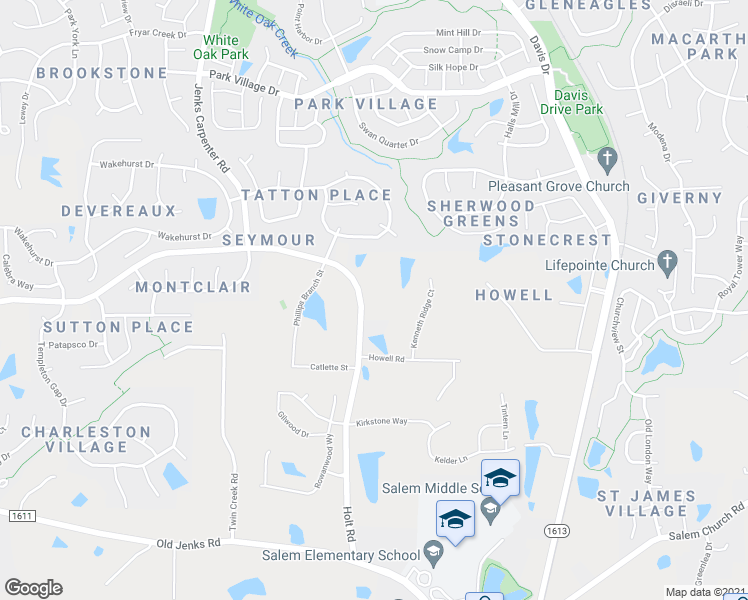 map of restaurants, bars, coffee shops, grocery stores, and more near 1324 Holt Road in Apex