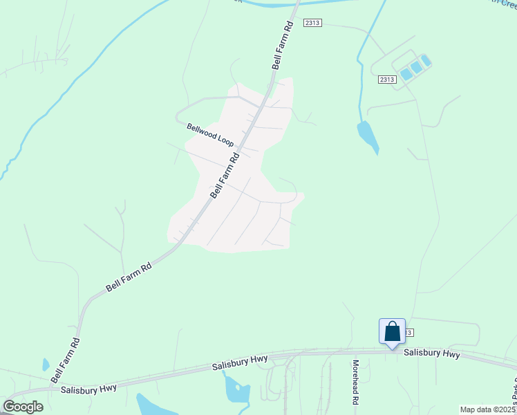 map of restaurants, bars, coffee shops, grocery stores, and more near 109 Teak Drive in Statesville