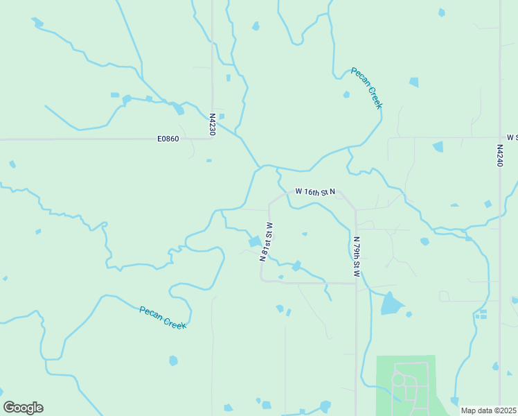 map of restaurants, bars, coffee shops, grocery stores, and more near 1191 North 81st Street West in Muskogee