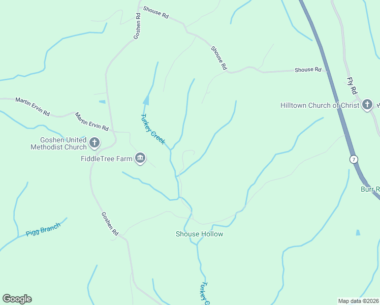 map of restaurants, bars, coffee shops, grocery stores, and more near 3402 Blackburn Road in Santa Fe