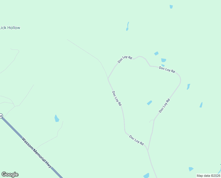 map of restaurants, bars, coffee shops, grocery stores, and more near 2674 Doc Loy Road in Grandview