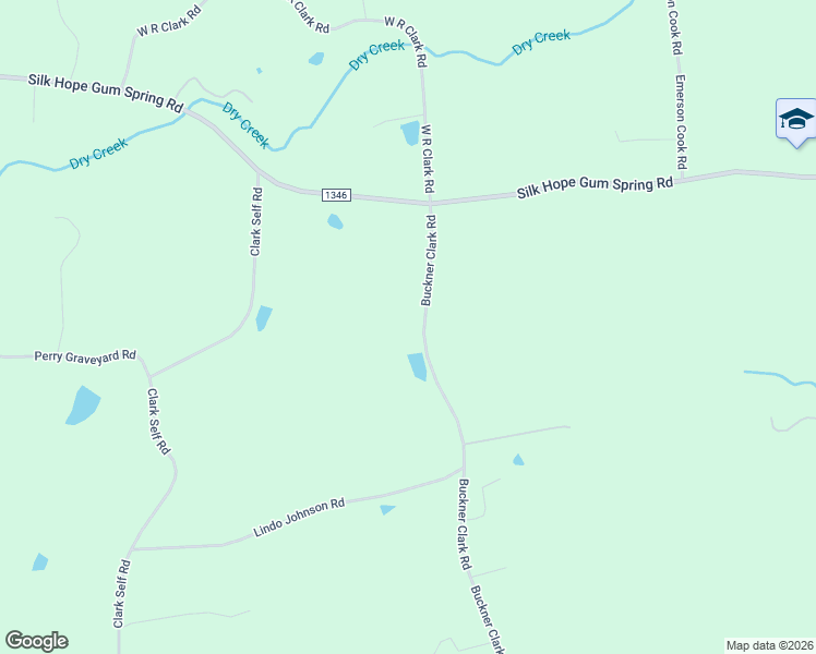 map of restaurants, bars, coffee shops, grocery stores, and more near 2405 Buckner Clark Road in Pittsboro