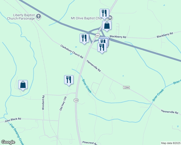 map of restaurants, bars, coffee shops, grocery stores, and more near 272 Hannerville Road in Lexington