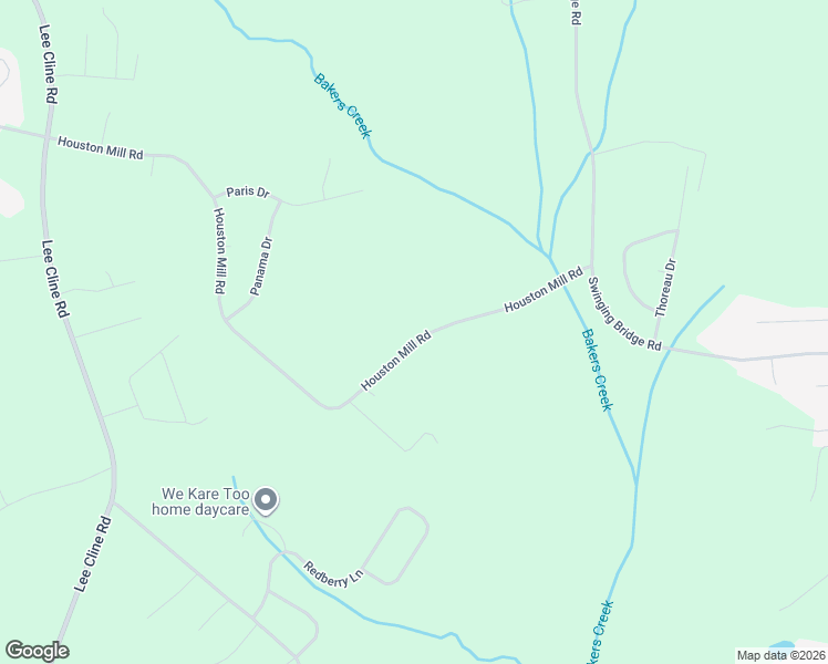 map of restaurants, bars, coffee shops, grocery stores, and more near 2227 Houston Mill Road in Conover