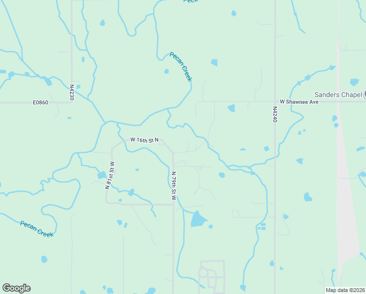 map of restaurants, bars, coffee shops, grocery stores, and more near 7860 West 16th Street North in Muskogee