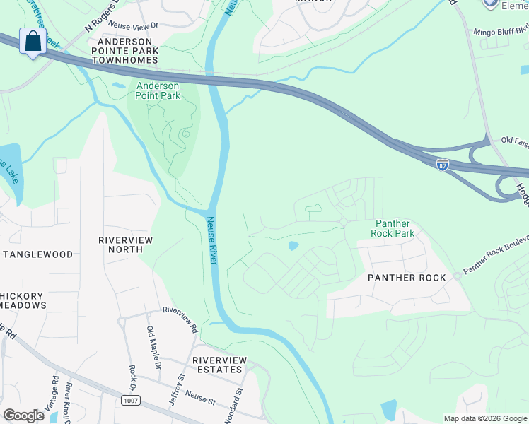map of restaurants, bars, coffee shops, grocery stores, and more near 2004 Hodge Road in Knightdale
