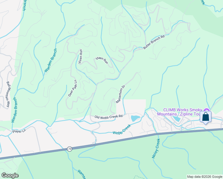 map of restaurants, bars, coffee shops, grocery stores, and more near 417 Lucerne Way in Gatlinburg