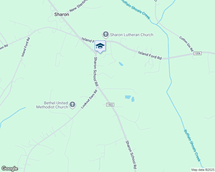 map of restaurants, bars, coffee shops, grocery stores, and more near 115 Falling Creek Drive in Statesville