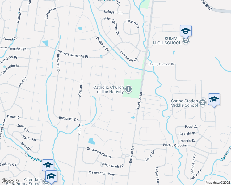 map of restaurants, bars, coffee shops, grocery stores, and more near 2880 Hurt Road in Spring Hill