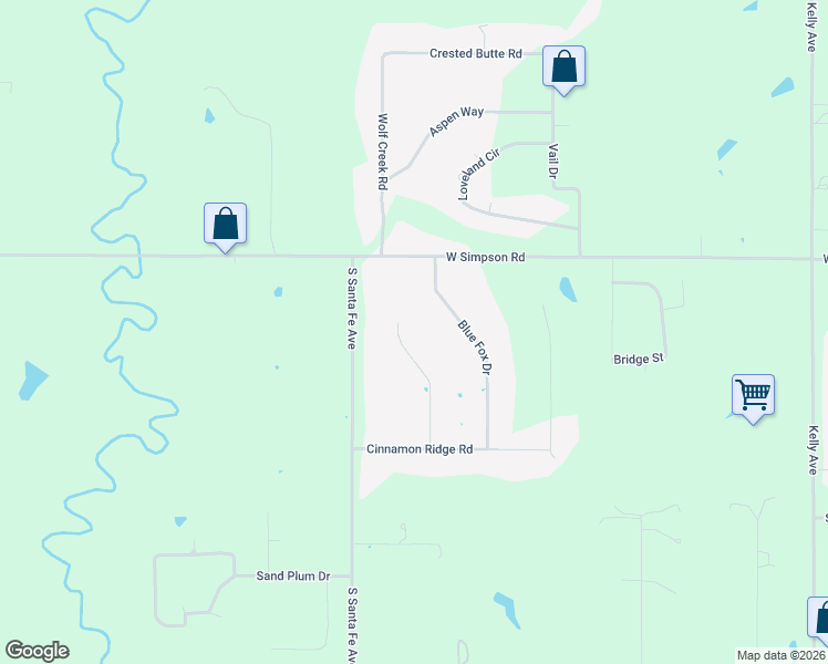 map of restaurants, bars, coffee shops, grocery stores, and more near 10721 Canyon Crest Drive in Edmond