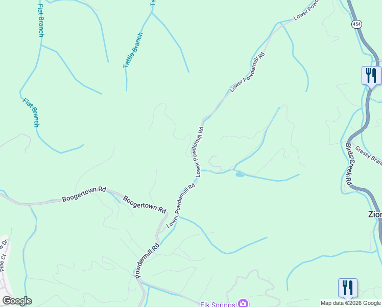 map of restaurants, bars, coffee shops, grocery stores, and more near 4007 Spring Hill Drive in Sevierville