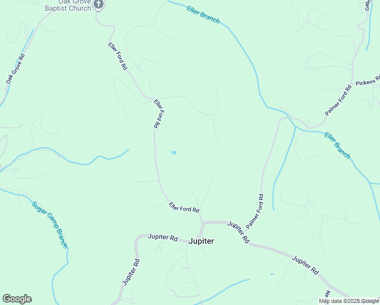 map of restaurants, bars, coffee shops, grocery stores, and more near 11 Eller Ford Road in Weaverville