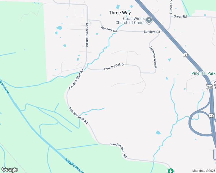 map of restaurants, bars, coffee shops, grocery stores, and more near 95 Plantation Oaks in Humboldt