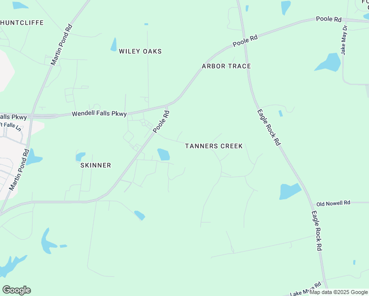 map of restaurants, bars, coffee shops, grocery stores, and more near 6628 Latigo Lane in Wendell