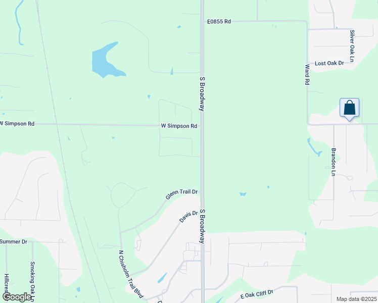map of restaurants, bars, coffee shops, grocery stores, and more near 115 Tulip Trail in Edmond