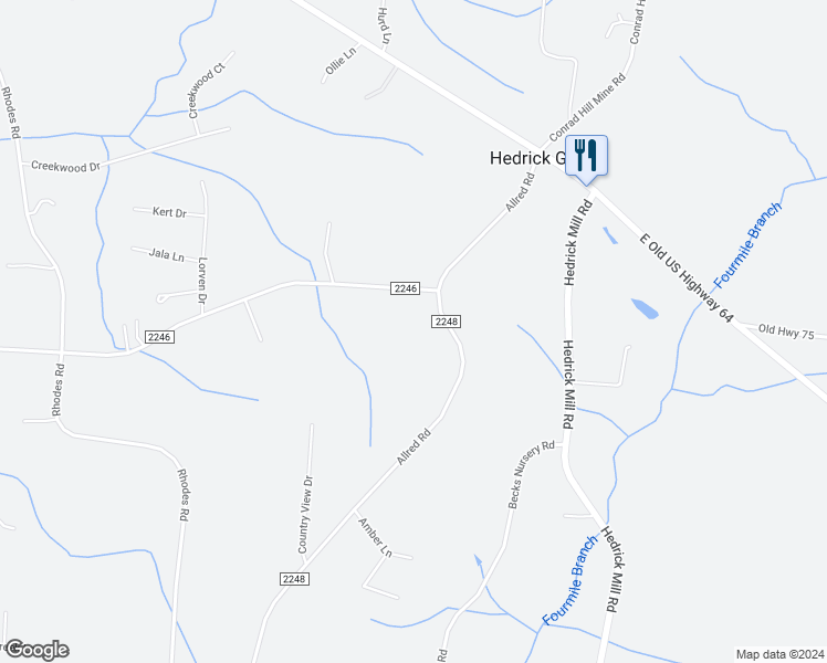 map of restaurants, bars, coffee shops, grocery stores, and more near 123 John Young Road in Lexington