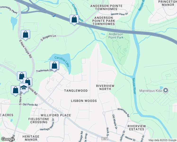 map of restaurants, bars, coffee shops, grocery stores, and more near 704 Kavkaz Street in Raleigh