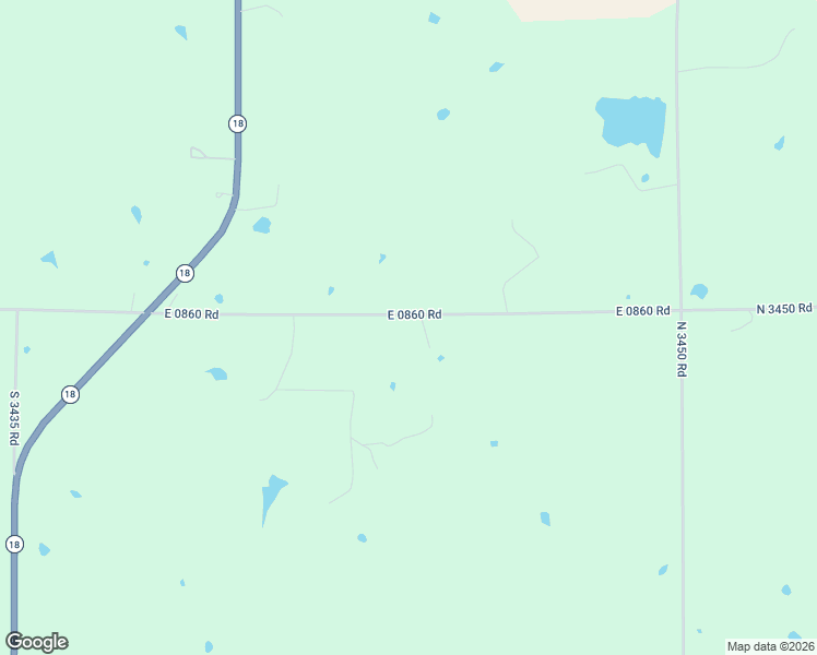 map of restaurants, bars, coffee shops, grocery stores, and more near 344395 East 0860 Road in Chandler
