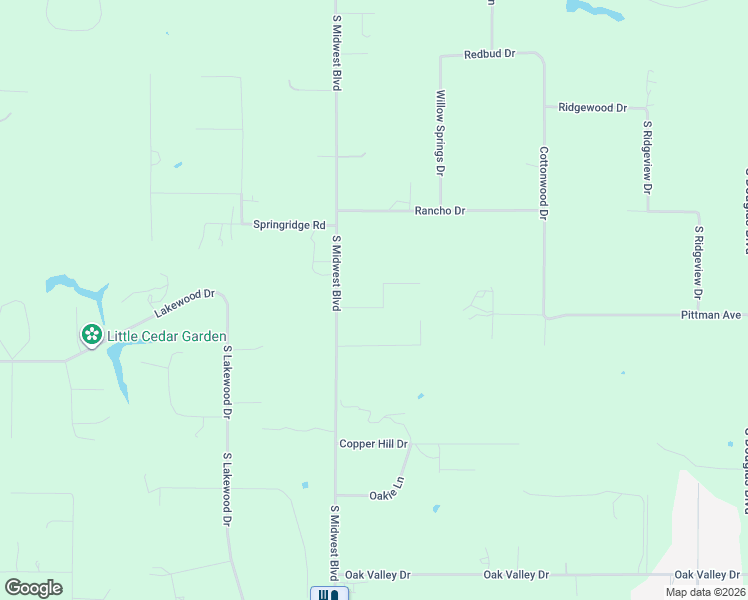 map of restaurants, bars, coffee shops, grocery stores, and more near 10624 South Midwest Boulevard in Guthrie