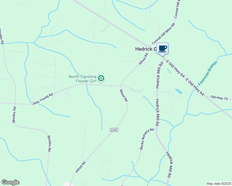 map of restaurants, bars, coffee shops, grocery stores, and more near 123 John Young Road in Lexington
