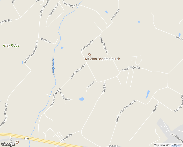 map of restaurants, bars, coffee shops, grocery stores, and more near 620 Long Hollow Road in Maryville